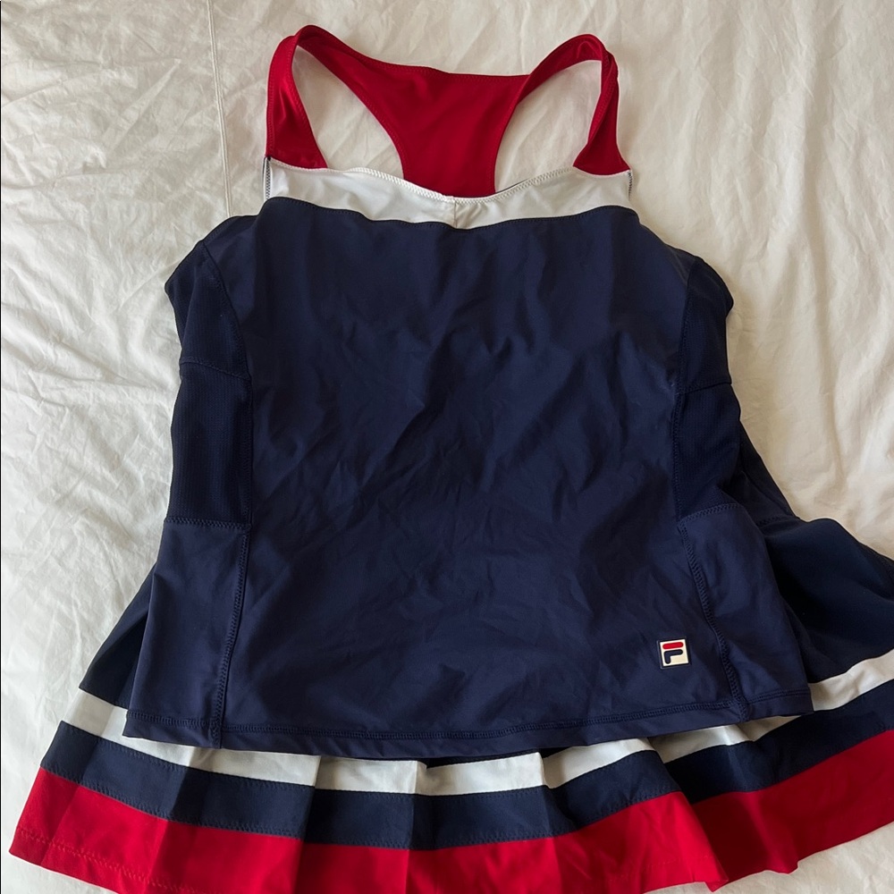 Fila Navy and Red tennis set